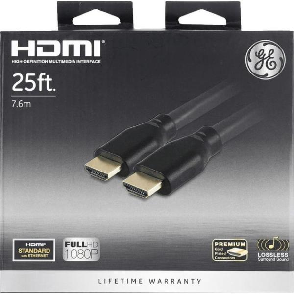 ゼネラルエレクトリック 7.6m HDMI 2.0ケーブル General Electric 25ft 4K HDMI 2.0 Cable with Ether お取り寄せ