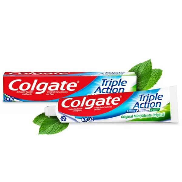 コルゲート トリプルアクション 歯みがき粉 オリジナルミント 170g Colgate Triple Action Toothpaste, Original M お取り寄せ
