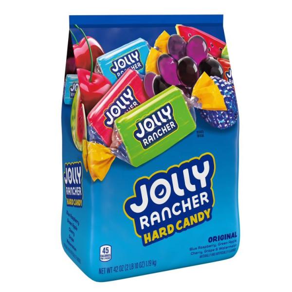 お取り寄せ ジョリーランチャー オリジナルフルーツフレーバー ハードキャンディ バルクバラエティバッグ 1.19kg JOLLY RANCHER Or