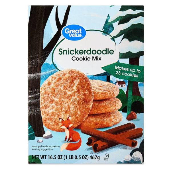 お取り寄せ [秋冬限定版]グレートバリュー スニッカードゥードルクッキーミックス 467g Great Value Snickerdoodle Coo