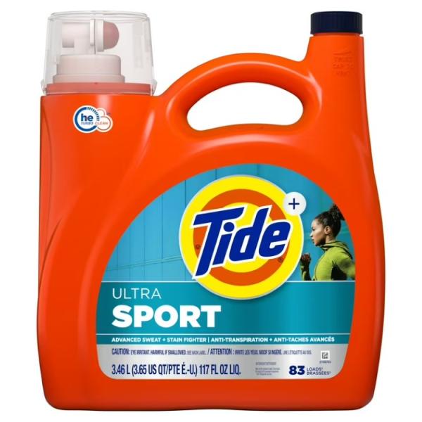お取り寄せ タイド ウルトラスポーツ 液体洗濯洗剤 汗・汚れ対策 3.46L 83回分 Tide Ultra Sport Liquid Laundry Dete
