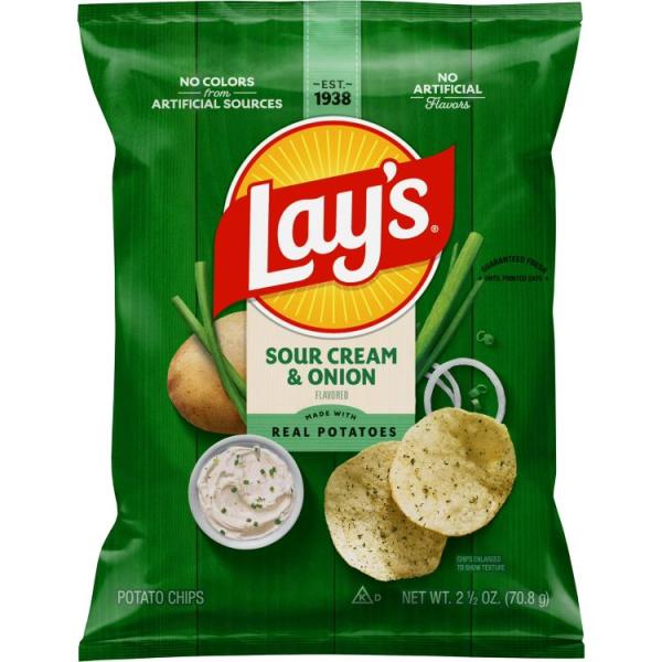 お取り寄せ レイズ ポテトチップス サワークリーム＆オニオン 70.8g Lay's Potato Chips Sour Cream & Onion Flavo