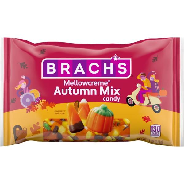 お取り寄せ [ハロウィン限定版]ブラッチズ メロウクリーム オータムミックスキャンディ 311g Brach's Mellowcreme Autumn