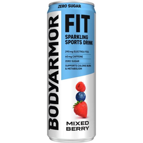お取り寄せ ボディアーマーフィット ゼロシュガー ミックスベリー スパークリングスポーツドリンク 355ml 1本 BODYARMOR FIT Zer