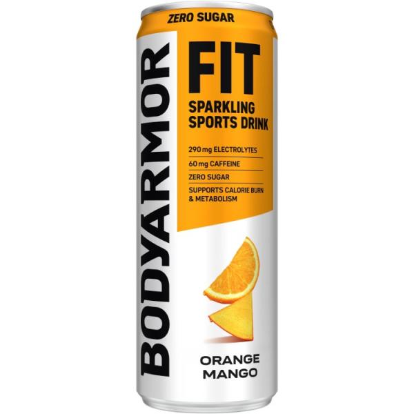 お取り寄せ ボディアーマーフィット ゼロシュガー オレンジマンゴー スパークリングスポーツドリンク 355ml 1本 BODYARMOR FIT Ze