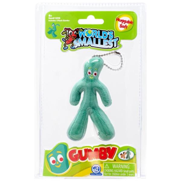 お取り寄せ ワールズ・スモーレスト ガンビー ミニぬいぐるみ 6歳以上 World's Smallest Gumby Mini Soft Plush