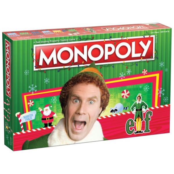 お取り寄せ ユーエスエーポリー モノポリー エルフ ボードゲーム 2〜6人用 USAopoly Monopoly Elf Board Game, 2-