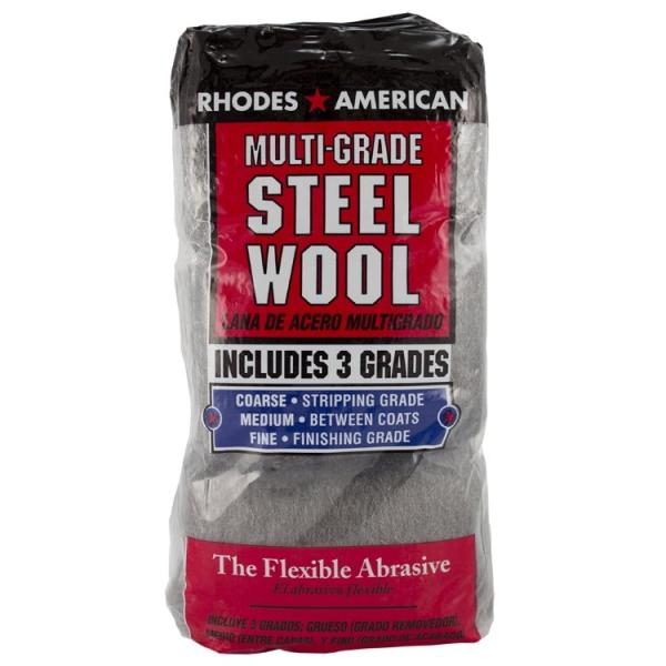 お取り寄せ ホーマックス ローズアメリカン スチールウール 目の粗さアソート 12個 Homax Rhodes American Steel Wool