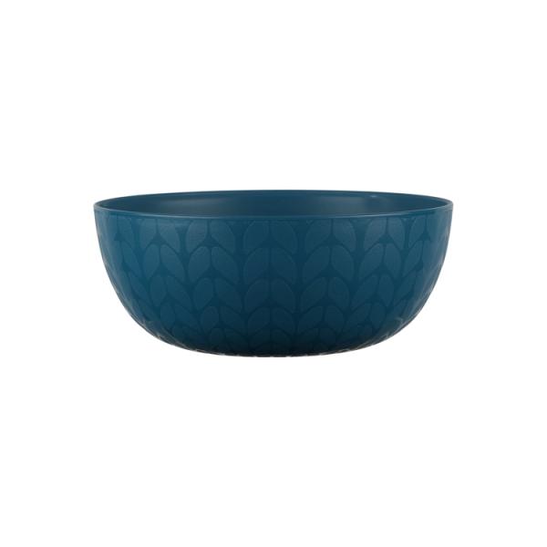 お取り寄せ 【ウォルマートブランド】メインステイズ プラスチックシリアルボウル 約1.12L ネイビー Mainstays - Navy Round Plast