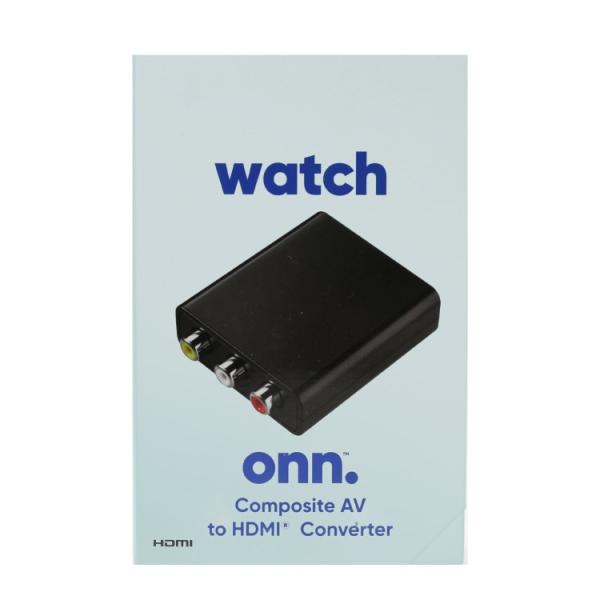 お取り寄せ オン AV to HDMI変換コンバーター ブラック onn Composite AV to HDMI Converter, Black