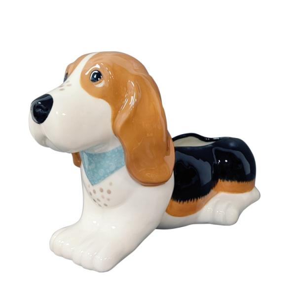 【ウォルマートブランド】パイオニアウーマン プランター ドッグデザイン 15cm The Pioneer Woman Charlie the Ranch Dog お取り寄せ