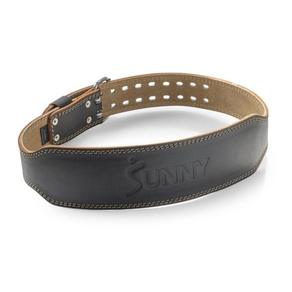 お取り寄せ サニーヘルス＆フィットネス レザー製ウェイトリフティングベルト 幅約10.2cm L Sunny Health &amp; Fitness Lea