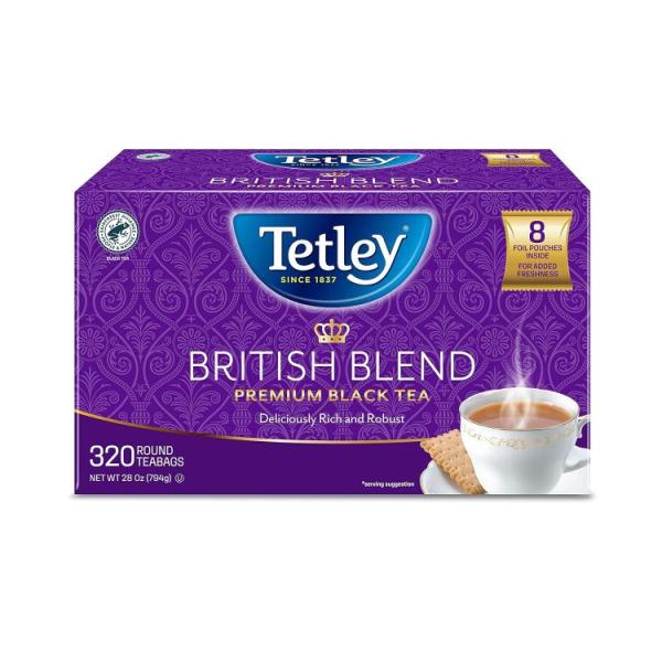 お取り寄せ テトリー ブリティッシュブレンド プレミアムブラックティー 320包 ティーバッグ Tetley British Blend Premium Bla