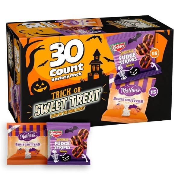 お取り寄せ [ハロウィン限定版]キーブラー トリック オア スイートトリート バラエティパック ハロウィンクッキー 30袋入り Keebler Tri
