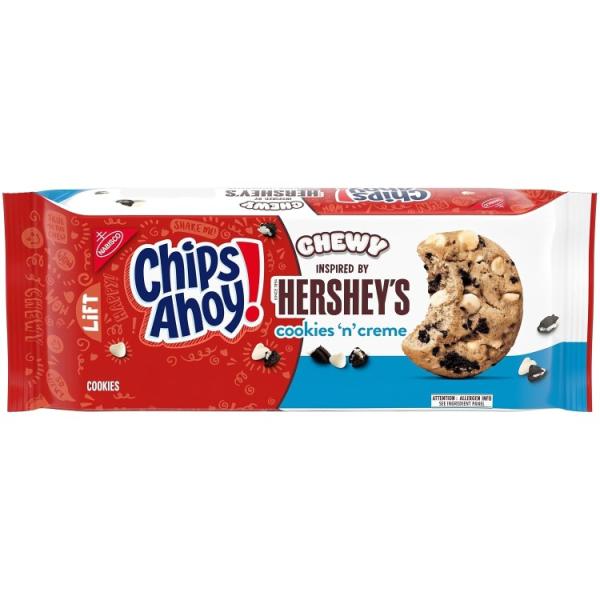 お取り寄せ チップスアホイ！チューイー インスパイア―ド ハーシーズ クッキー＆クリーム クッキー 271g CHIPS AHOY! Chewy In