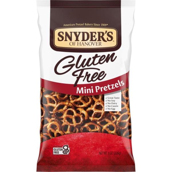 お取り寄せ スナイダーズ オブ ハノーバー グルテンフリーミニプレッツェル 226g Snyder's of Hanover, Gluten Free Mini