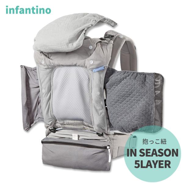 �C���t�@���e�B�[�m �C���V�[�Y�� 5���C���[ �������R Infantino IN SEASON 5LAYER �V�� �I�v�V���� 4way �x�r�[ �c�� �l�ԍH�w M���^