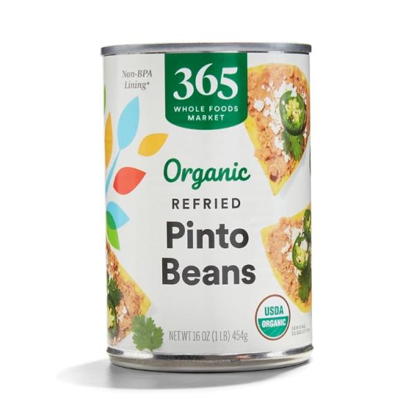 お取り寄せ 365byホールフーズマーケット オーガニックリフライドピントビーンズ 454g 365 by Whole Foods Market, O