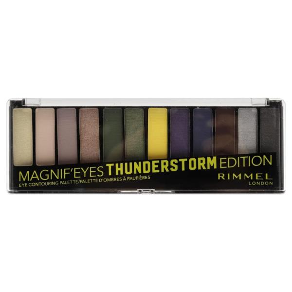 お取り寄せ リンメル マグニファイズ アイシャドウパレット 12色 010 サンダーストーム 14g Rimmel Magnif'Eyes Eyesh
