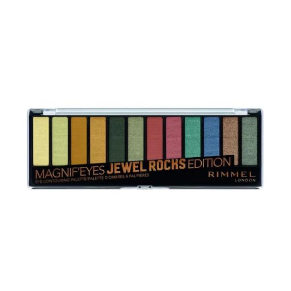 お取り寄せ リンメル マグニファイズ アイシャドウパレット 12色 009 ジュエルロックス 14g Rimmel Magnif'Eyes Eyesh