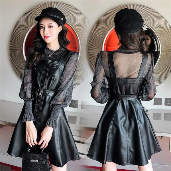 スタイリッシュ スリム ミニ丈 Puワンピース タイトpu革キャミワンピース エレガント フェイクレザー ワンピース 春秋冬 新作 Mt3176 Buyee Buyee Japanese Proxy Service Buy From Japan Bot Online