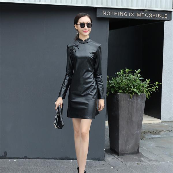 レディース Puレザー ワンピース チャイナドレス風 Puレザーワンピース Mt650 Buyee 日本代购平台 产品购物网站大全 Buyee一站式代购 Bot Online