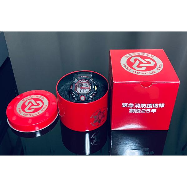 CASIO G-SHOCK 緊急消防援助隊コラボレーションモデル「レンジマン」 カシオ、Gショック×緊急消防援助隊のコラボモデル発売｜ニュー