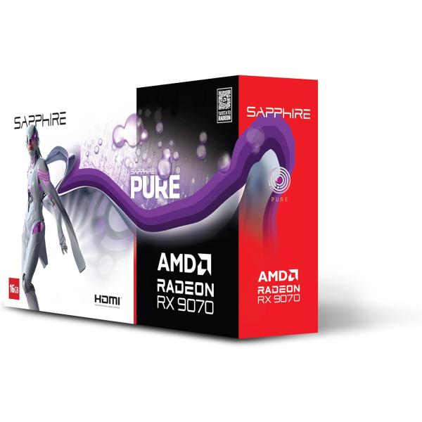 SAPPHIRE SA-PURE AMD RADEON RX 9070 GPU 商品画像 2