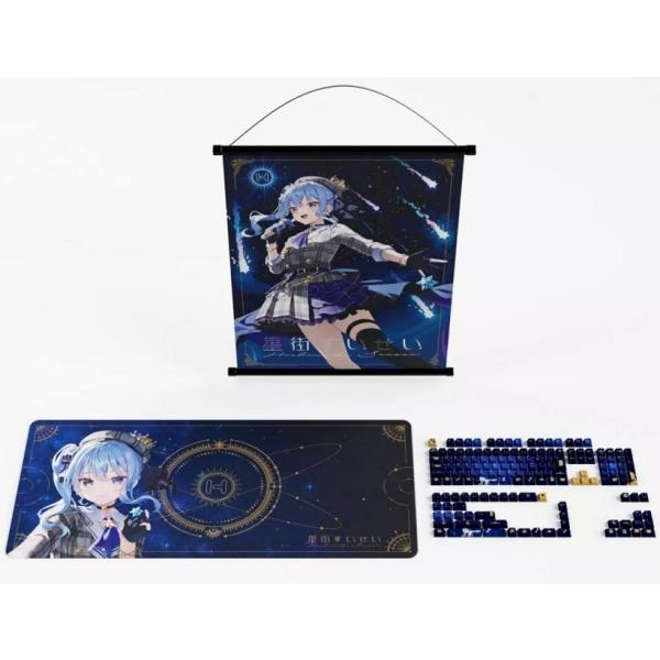 hyte 星街すいせい タペストリー&900mm幅マウスパッド未開封新品 新品】1週間以内発送 HYTE Hoshimachi Suisei Keycap + Mouse