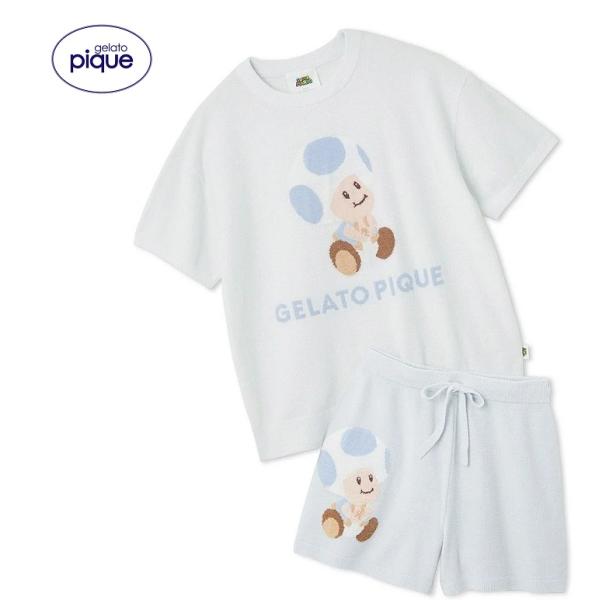 gelato pique（ジェラートピケ） 【新品】【即納】【BLU キノピオ