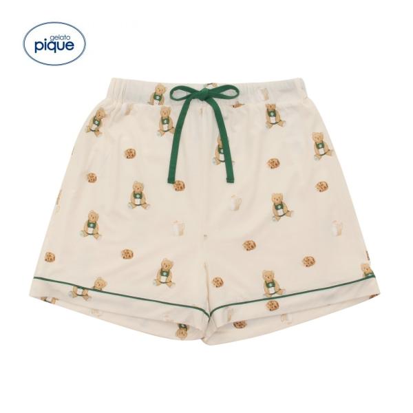 GELATO PIQUE & STARBUCKS ベア柄カットソーショートパンツ gelato pique（ジェラートピケ） 【新品】【即納】gelato pique