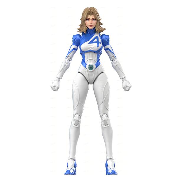 マーベル インビジブル ウーマン フィギュア Marvel CC11 Rivals インビジブル・ウーマン MARVEL ファンタスティックフォー プラスチックキット 組み立て式