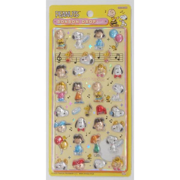 サンスター文具 ボンボンドロップシール スヌーピー スヌーピー