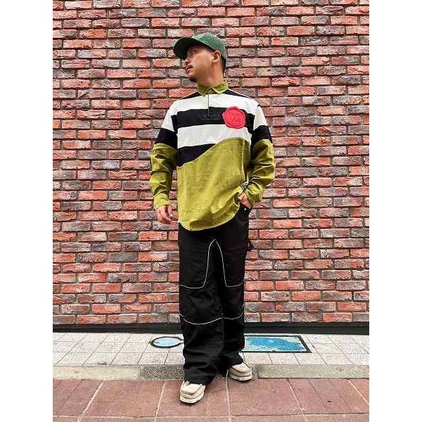 WANNA 【WANNA(ワナ)】In bloom stripe rugger shirts (ポロシャツ 