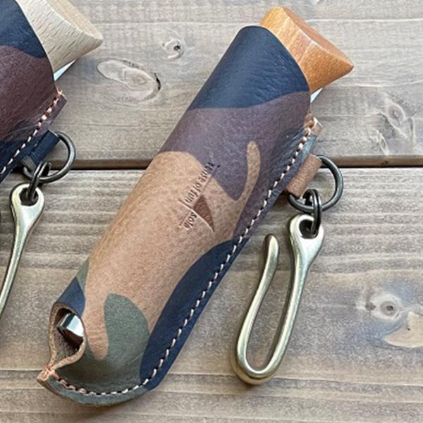 OPINEL / オピネルナイフ No.08用 迷彩イタリアンレザーケース 日本製 SPO-019