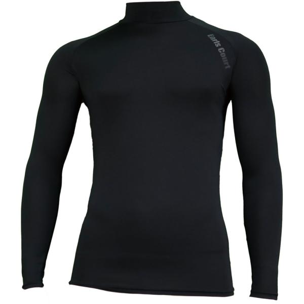 アールズコート EARLSCOURT ジュニア ハイネックインナーシャツ  ECJ01 002　サッカー　吸汗速乾に優れ、適度なフィット感で快適。ブランドロゴが同色プリントなので、どんなウェアにも合わせやすい。  爆買