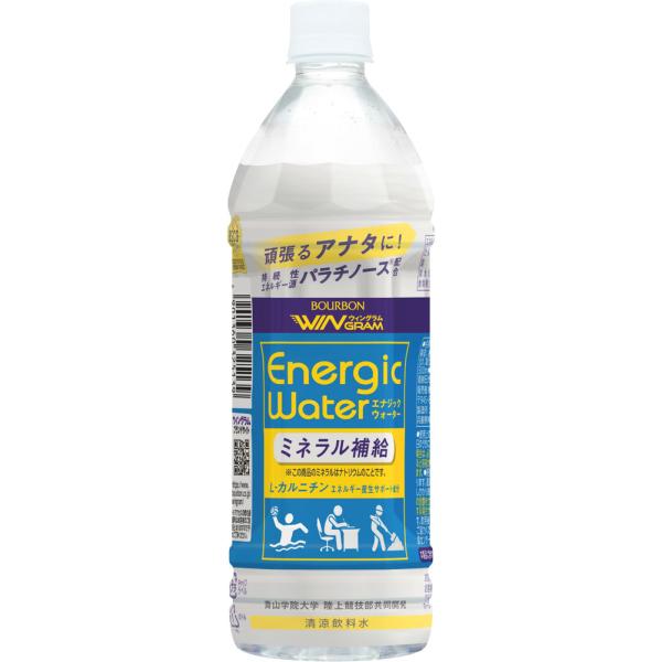 ブルボン BOURBON ウィングラム WINGRAM エナジックウォーター 500ml ボディーケア スポドリ スポーツドリンク 飲料 持久系サポート 運動中 ミネラル