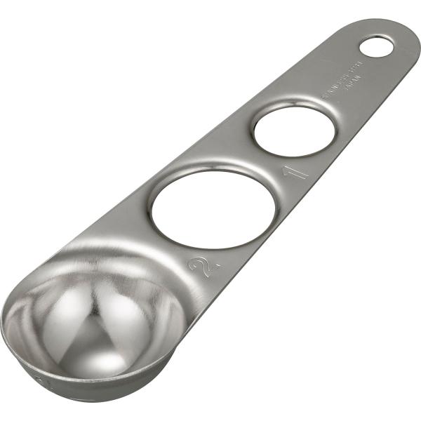 他サイト： アトミコ atomico パスタも量れる計量スプーン キッチンツール 大さじ 小さじ パスタメジャー 調味料 ドレッシング スパゲッティ 調理 料理 クッキンの商品画像