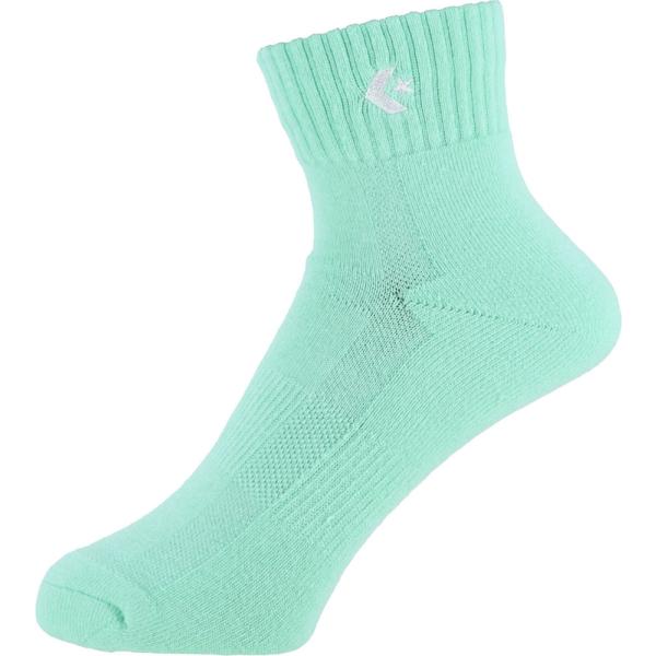 コンバース CONVERSE カラーアンクルソックス 靴下 くつ下 バッソク バスケソックス シンプル ワンポイント ユニフォーム規則対応 パステルカラー アンクル丈 メンズ レディース  CB1610032S 4100　バスケット　パステ...