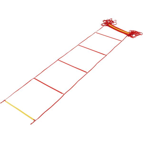 ダンノ DANNO トレーニングラダー 赤 レッド ジョイント付 トレーニング ラダー サッカー 野球 基礎トレーニング アップ バスケ ラグビー フットサル フットワーク  D347 DANNO（ダンノ） トレーニングラダー 赤 レッド ジョイント付