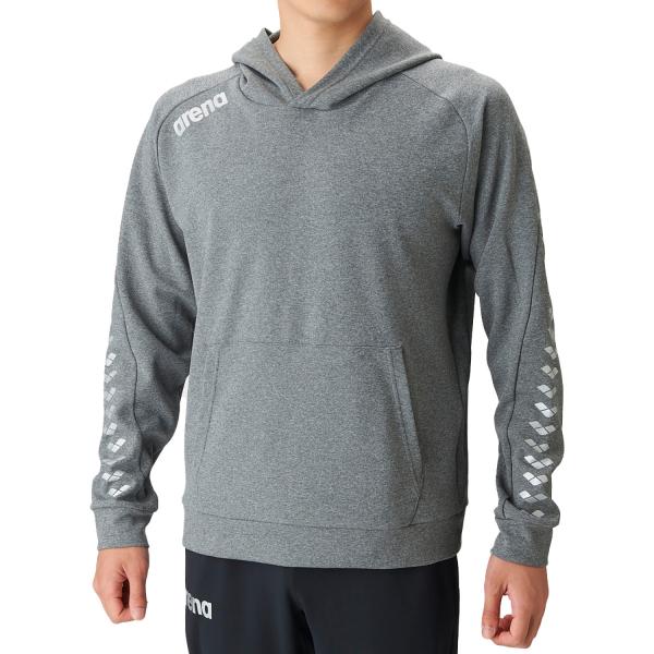 アリーナ arena スウェットパーカー トレーナー トップス ウエア メンズ レディース 男性 女性 水泳 競泳 スイム プール 柔らかい 軽量 フィット 大会 練習 トレーニング  ARN1330 GRM　スイミング　柔らかく軽い[ノビ...