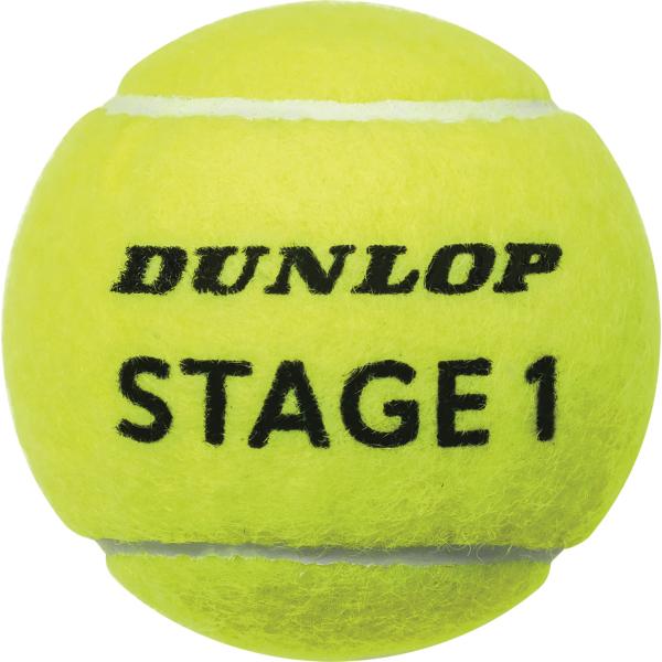 ダンロップ DUNLOP ステージ 1 グリーン 3 球入  STG1GRD3PE　テニス　【グリーンボール】スピードを抑えた PLAY &amp; STAY グリーンステージ専用ボール。 3 球入りボトル× 4 缶のセットです。  爆買