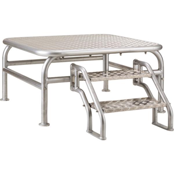 エバニュー Evernew 【メーカー直送品】 朝礼台オールアルミ120EV低床 体育 授業 体育授業 体つくり 部活 運動   EKA633　錆びの心配がないオールアルミ製。  爆買