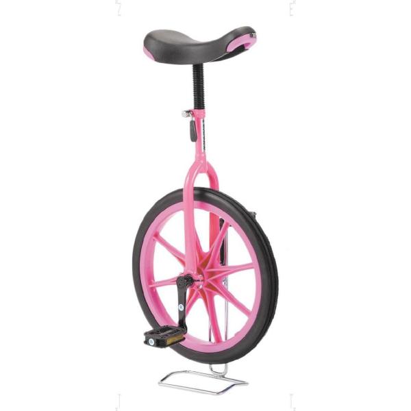 エバニュー Evernew 【メーカー直送品】 一輪車 ノーパンク 16 学校体育 学校体育用品 一輪車 ノーパンク 空気入れ不要 かんたん組立 16インチ  EKD136 P　空気入れ不要のノーパンクタイヤ採用一輪車。タイヤ内に挿入された...