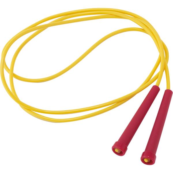 エバニュー Evernew トビナワ21 学校体育 縄跳び ロープ ジャンプ レクリエーション ねじれにくい 回しやすい 長さ210cm固定 長さ調節不可 EKD345　グリップの中でロープが回るため、ねじれ難く回しやすくなっています。細身...