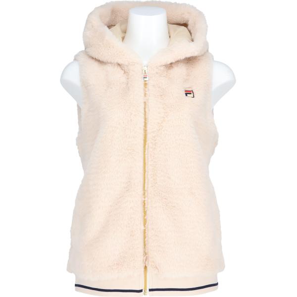 FILA フィラ テニス ベスト ファー キャメル Mサイズ EL0254 フィラ FILA テニス 注文 ベスト レディース ウィメンズ 女性 大人