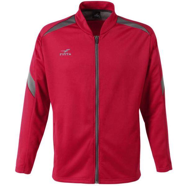 フィンタ FINTA フットサル トレーニングジャケット 上着 ジャージ 長袖 スリムシルエット フルジップ 大人用 メンズ レディース 部活動 クラブ活動 サークル 学生 社会人 着替え  FT3009 7100 FINTA（フィンタ） トレーニングジャケット 上着 ジャージ 長袖 スリム