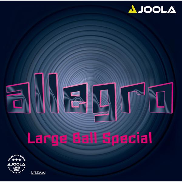 ヨーラ JOOLA アレグロ ラバー らばー 上級者 スピード スピン 反発力 回転 ラージボール用 張り替え 張替 部活 練習 試合 大会 筋トレ トレーニング 社会人  TJRUB016　卓球　上級者の間で人気のアダジオをベースにさらな...