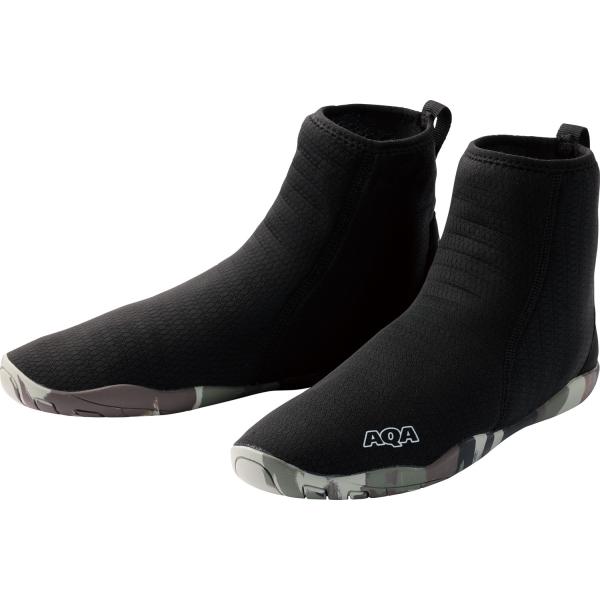 エーキューエー AQA KW-4676 AQA ハイカットマリンシューズ 25CM KW4676　マリン　海で着用するウエア類は安全性が第一です 動きやすさと十分な強度が備わっている素材を使用しています。くるぶしまで隠れる構造になっていてレ...
