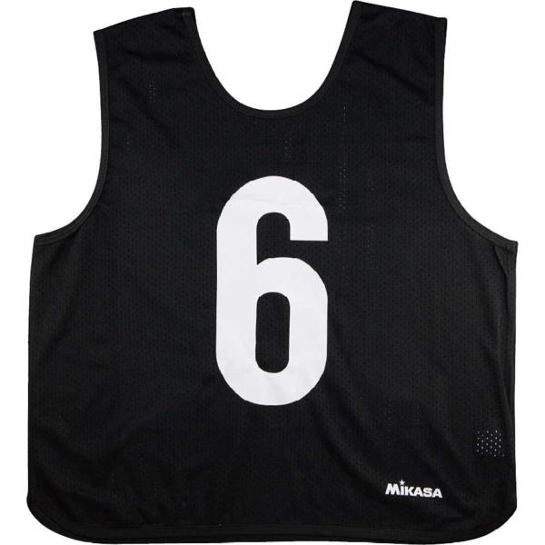 ミカサ MIKASA ゲームジャケット レギュラーサイズ ブラック ビブス チーム分け グループ分け 黒色 レクリエーション 試合 練習 体育 運動会 通常サイズ 普通サイズ  GJR2BK　レギュラーサイズのゲームジャケット。  爆買